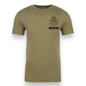 Camiseta "Cultura Sonora" - Verde Militar