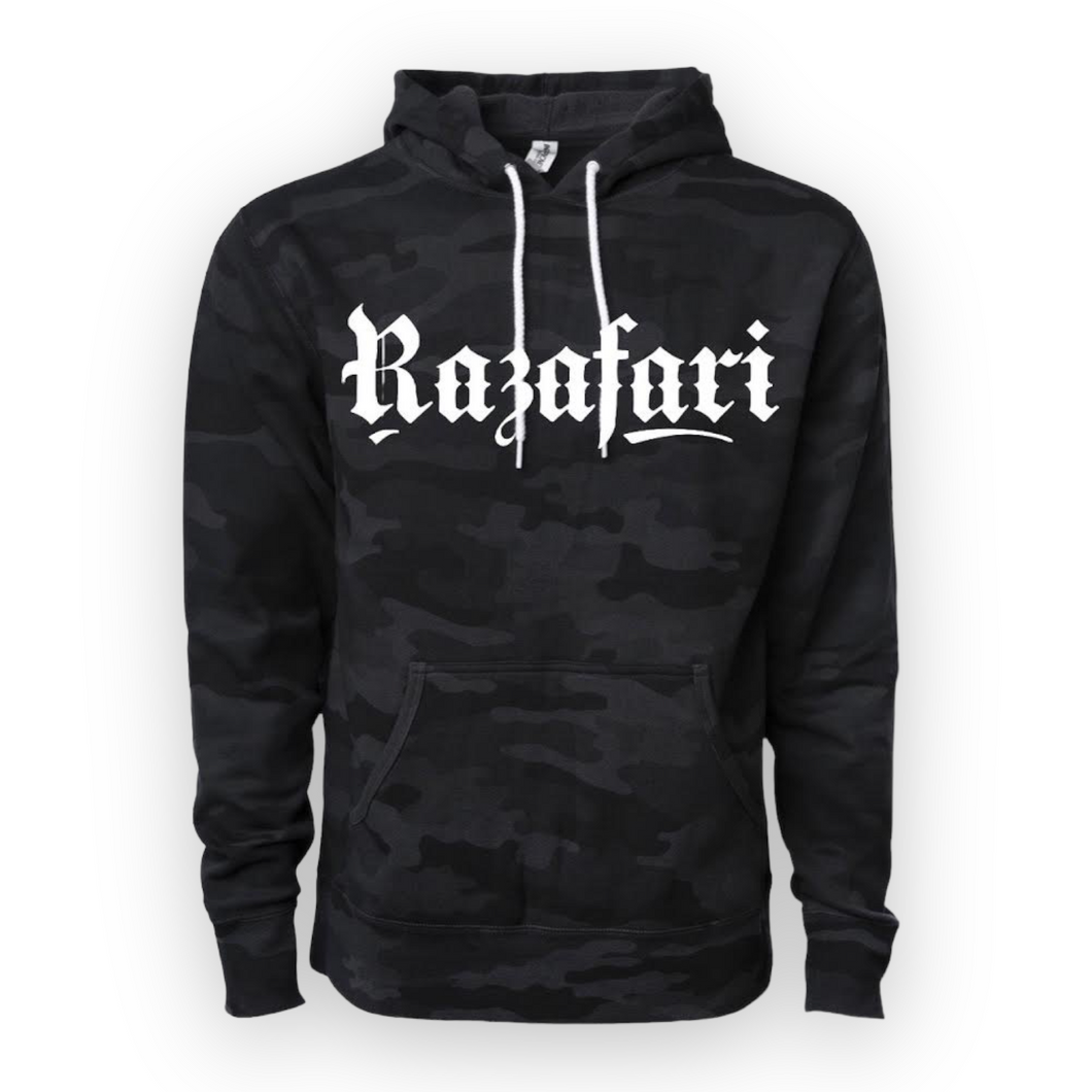 Razafari Pullover Hoodie - Grey/Black Camo